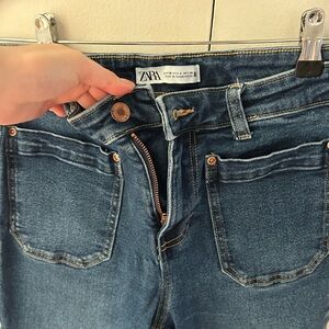 Zara High-Rise Blue Jeans | Classic Denim